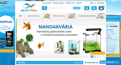 Desktop Screenshot of akva-tera.sk